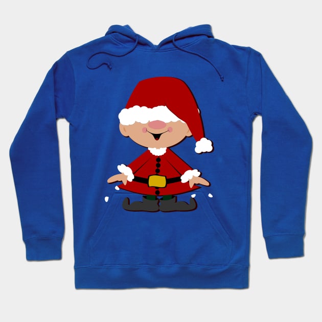 Little santa claus Hoodie by Dedoma